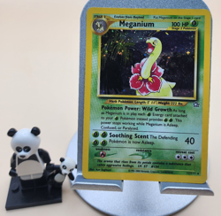 Meganium 11/111 Holo Rare Neo Genesis Pokemon Unlimited Holo Lightly Played - Image 1