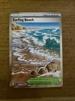 Surfing Beach Full Art [NM] - ME04: Chaos Rising 114/086 Pokemon TCG I - Image 1
