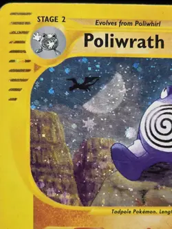 Nintendo Poliwrath Skyridge H24/H32 Holo Rare 110 HP 2003 English TCG - Image 5