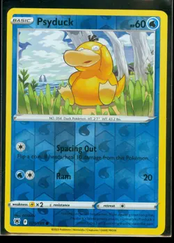 Pokemon PSYDUCK 028/189 - Astral Radiance - Rev Holo - - MINT - Image 1