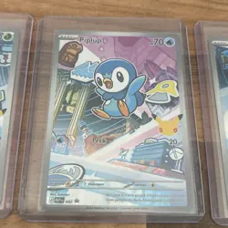 Pokemon 1st Partner Promos Turtwig Chimchar Puplip 040 041 042 Pack Fresh NM M - Image 3