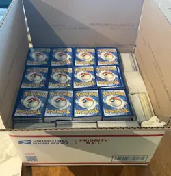 Large Flat Rate Box of Pokemon Bulk (Common/Uncommon/Rares) - Image 1