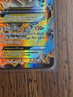 Pokemon TCG M Camerupt EX XY198A Black Star Promo Alternate Art 2017 Holo HP - Image 3
