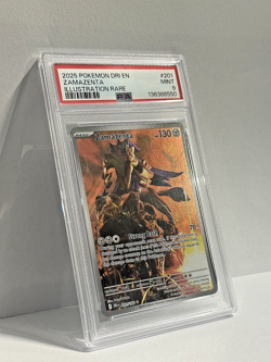 2025 POKEMON DRI EN-DESTINED RIVALS ILLUSTRATION RARE #201 ZAMAZENTA PSA 9 Mint - Image 3