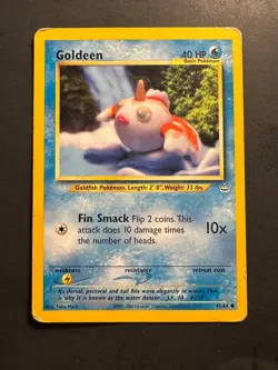2000 Pokemon Neo Revelation Goldeen 45 /64 Clay Art YUKA MORII - Image 1