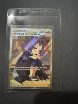 Pokemon TCG Acerola's Premonition Full Art Holo Card TG24/TG30 Brilliant Stars - Image 1