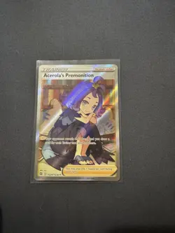 Pokemon TCG Acerola's Premonition Full Art Holo Card TG24/TG30 Brilliant Stars - Image 2