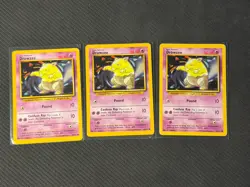 6 x Drowzee 49/102 Pokemon Base Set Unlimited (LP-MP) - Image 1