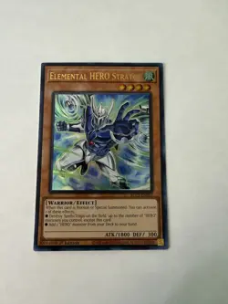 Yugioh - Elemental Hero Stratos (Alt Art) - Ultra - 1st - BLC1-EN022 - NM - Image 1