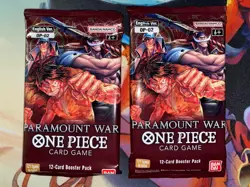 One Piece Paramount War OP-02 English Booster Pack x2 Sealed - Image 1