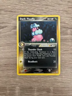 Pokemon Dark Flaaffy Ex Team Rocket Returns Set Card 33/109 - Image 1
