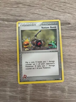 Pokemon Venture Bomb Ex Team Rocket Returns Set Card 93/109 - Image 1