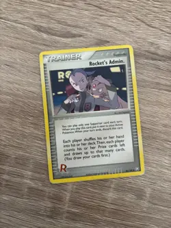 Pokemon Rocket's Admin Ex Team Rocket Returns Set Card 86/109 - Image 1
