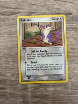 Pokemon Rattata Ex Team Rocket Returns Set Card 72/109 - Image 1