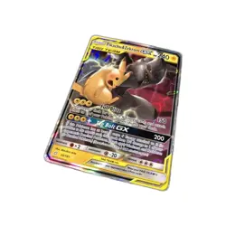 Pikachu & Zekrom GX 33/181 Sm-Team Up Holo Tag Team Pokemon Card - Image 1