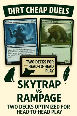 MTG 2-Deck Set - Skytrap vs Rampage | Balanced 60-Card Duel Decks ready to play! - Image 1