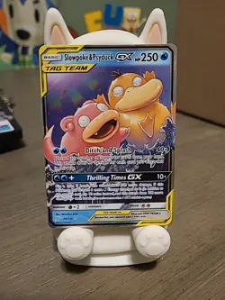 Rare Pokemon Card Lot Holo (13) Vintage And New Psyduck Slowpoke Gx 35 - Image 2