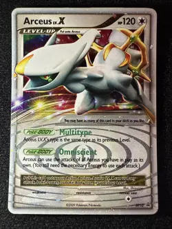 Pokemon Arceus LV.X DP53 Black Star Promo Diamond Pearl Holo Card 2009 NM - Image 1