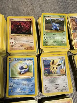 Vintage Pokemon Card Lot ~ 2,100 Cards - MP/HP/DMG - Base, Neo, E Series, Ruby - Image 3