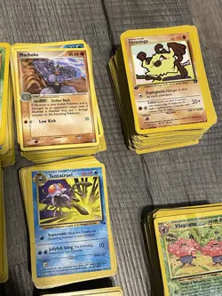 Vintage Pokemon Card Lot ~ 2,100 Cards - MP/HP/DMG - Base, Neo, E Series, Ruby - Image 4