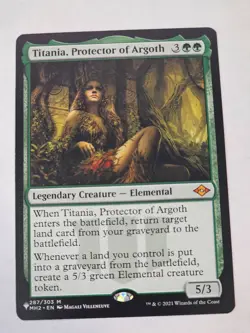 MTG - Titania, Protector of Argoth - Modern Horizons 2 Reprint - Image 1