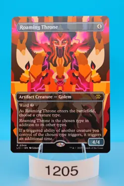 MTG Roaming Throne (Borderless) The Lost Caverns of Ixalan Regular #344 - Image 1
