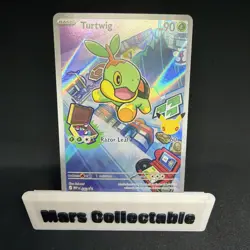 Pokemon TCG - Turtwig - First Partner Illustration Promo 040 30th Anniversary NM - Image 1