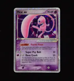 Pokemon TCG Mew ex 100/110 EX Holon Phantoms Holo Rare 90 HP Basic (2006) - Image 1