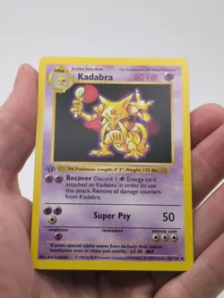 Kadabra 1999 Pokemon 1st Edition Set #32/102 Uncommon - Image 1