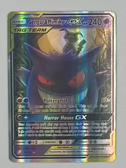Gengar & Mimikyu GX #53/181 Team Up LP Pokemon - Image 1