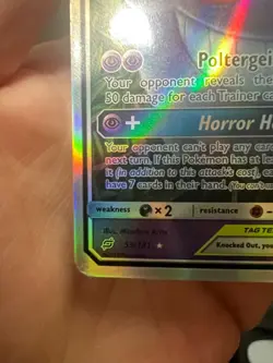 Gengar & Mimikyu GX #53/181 Team Up LP Pokemon - Image 3