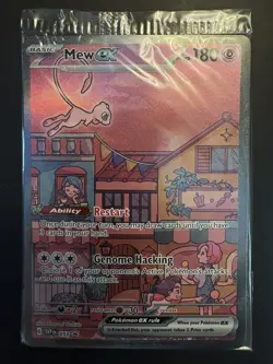 Mew ex SVP 053 Pokemon TCG Scarlet Violet 151 Black Star Promo Full Art SEALED - Image 1