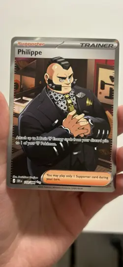 Phillipe 110/086 Chaos Rising Full Art NM Pack Fresh Pokemon TCG - Image 1