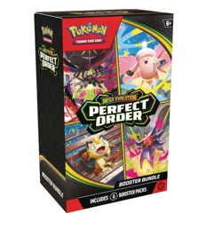 Pokemon TCG Mega Evolution-Perfect Order Booster Bundle (6 Packs) New Sealed - Image 2