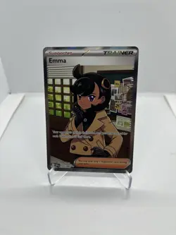 Pokemon TCG Emma Trainer-Supporter Full Art 107/086 NM Chaos Rising - Image 1