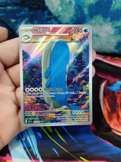 2 Pokemon TCG SV-Journey Together Wailord #162/159 Illustration Rare, Japanese - Image 3
