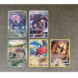 5 Pokemon Illustration Rare Lot - Miraidon, Koraidon, Galarian Articuno - NM/LP - Image 1