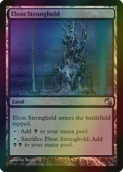 MTG Ebon Stronghold Foil ** Premium Deck Series: Graveborn ** English - Image 1