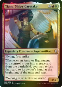 MTG Tiana, Ship's Caretaker Foil ** Dominaria ** English - Image 1
