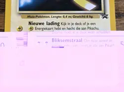 Pokemon Wotc Black Star Promo # 4 Dutch Movie Promo Pikachu Error card*read* - Image 3