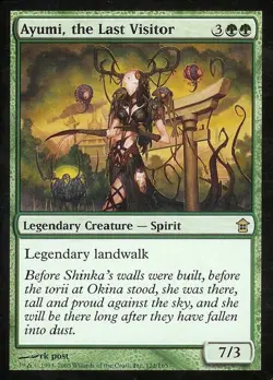 Ayumi, the Last Visitor - SK MTG - Light Play - Image 1