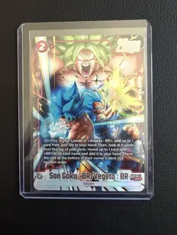 Son Goku : BR / Vegeta : BR SR Alt Art - Dragon Ball Super Card - Image 1