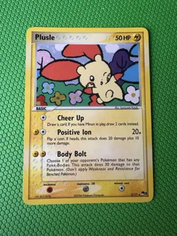 Pokemon TCG Plusle Pop Series 3 Holo Card 5/17 - Image 1