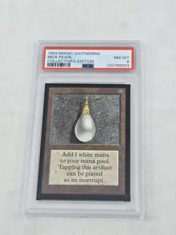 Mox Pearl Collectors Edition PSA 8 Mtg Magic the Gathering H/M - Image 3