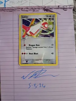 Pokemon Card 2004 Latias 4/10 Holo Rare EX Trainer Kit Latias & Latios Mp - Image 1