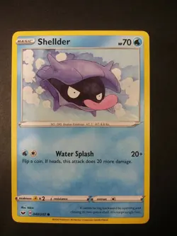 Pokemon Sword & Shield Base Shellder Common Card 040/202 NM - Image 1