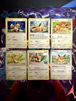 Eevee Cutie Pokemon Card Lot - Image 1