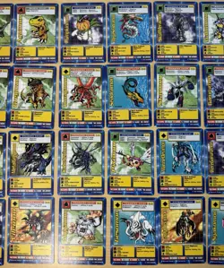 Vintage Base Set Digimon Cards From 1999 Over 50 Cards Including First Editions - Image 4