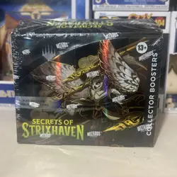 Magic The Gathering Secrets of Strixhaven Collector Booster Box In Hand - Image 1