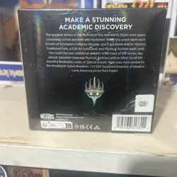 Magic The Gathering Secrets of Strixhaven Collector Booster Box In Hand - Image 2